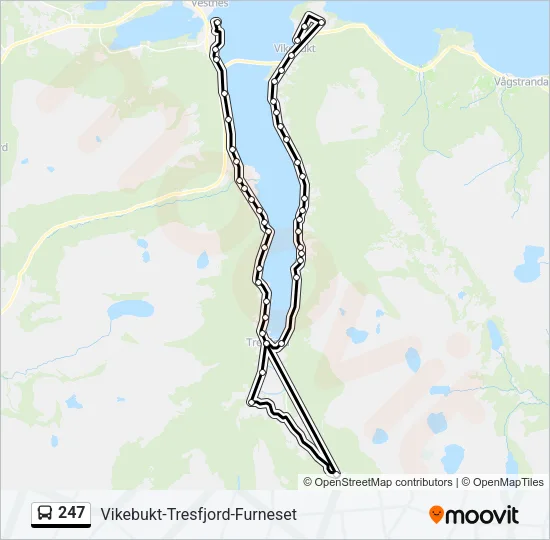 247 Bus Line Map