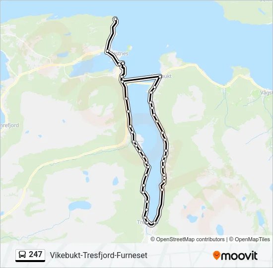 247 Bus Line Map