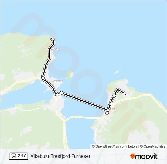 247 Bus Line Map