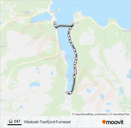 247 Bus Line Map