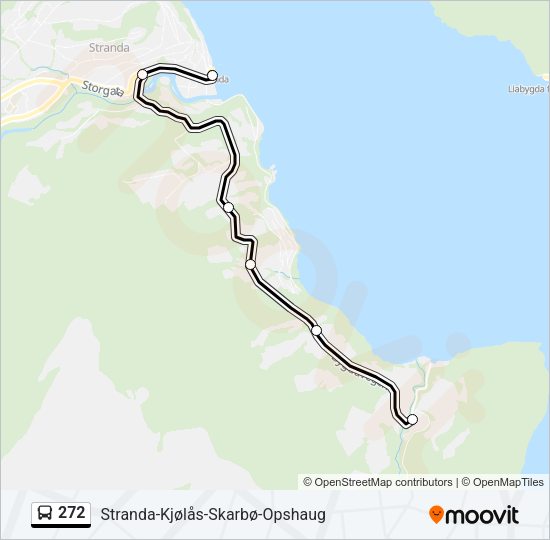 272 Bus Line Map
