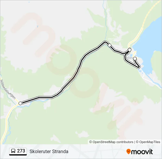 273 Bus Line Map