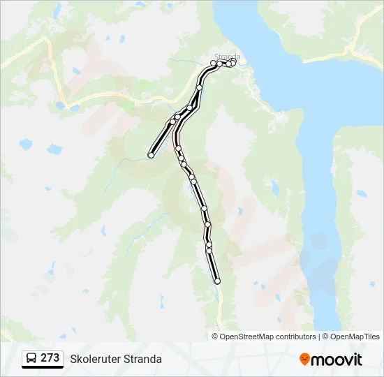 273 Bus Line Map