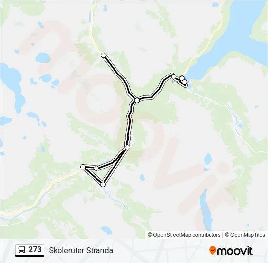 273 Bus Line Map