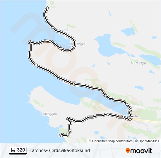 320 Bus Line Map
