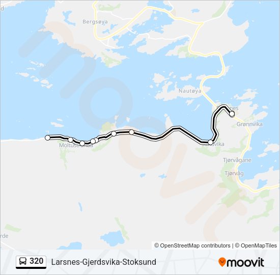 320 Bus Line Map