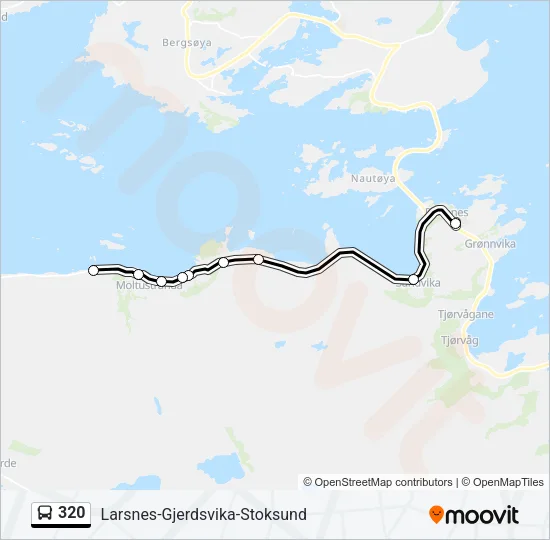 320 Bus Line Map