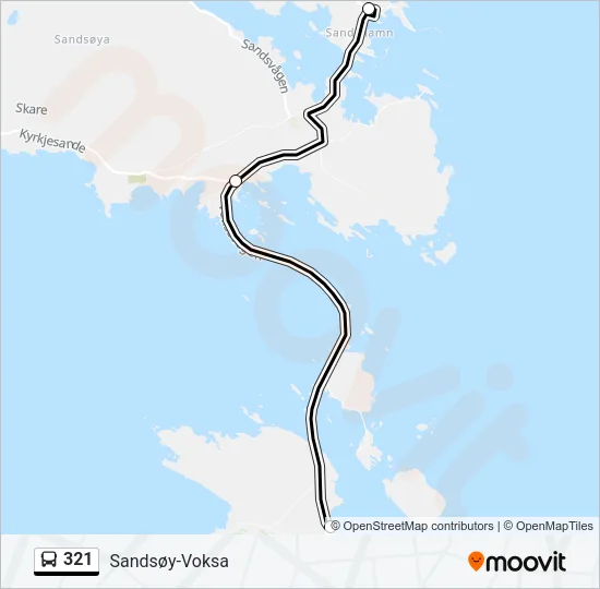 321 Bus Line Map