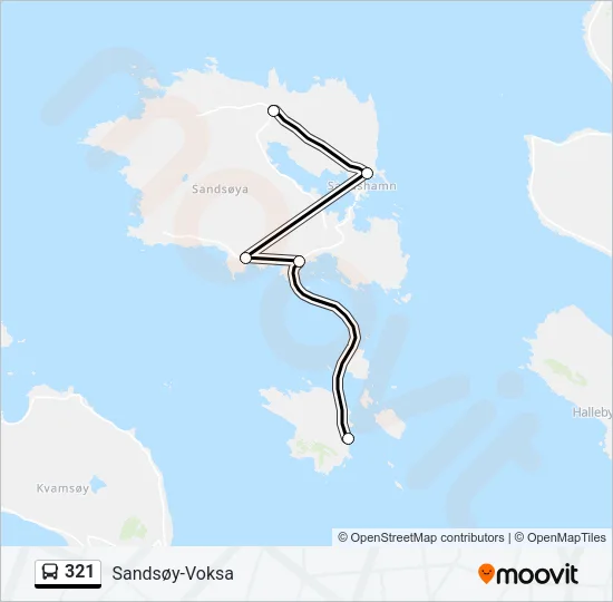 321 Bus Line Map