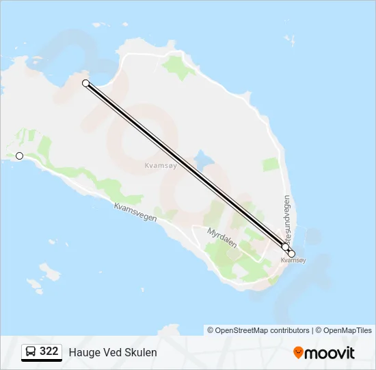322 Bus Line Map