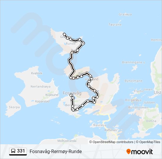 331 Bus Line Map