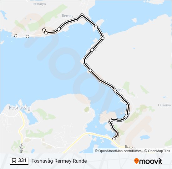 331 Bus Line Map