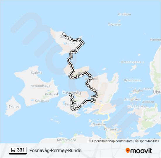 331 Bus Line Map