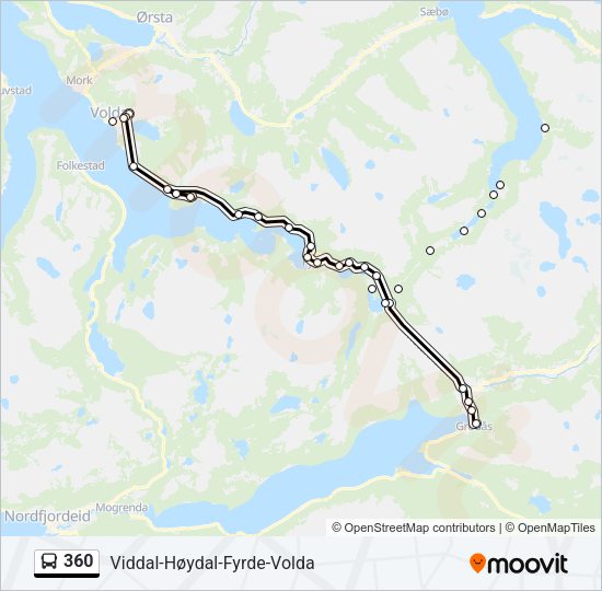360 Bus Line Map
