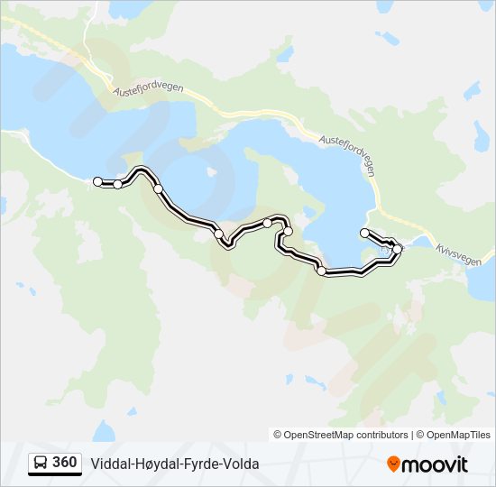 360 Bus Line Map