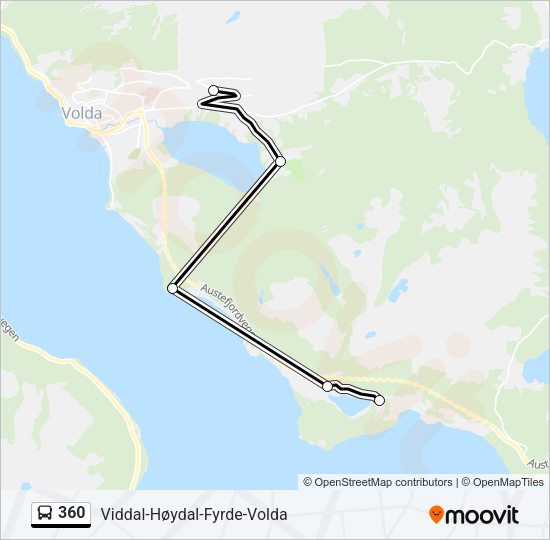 360 Bus Line Map