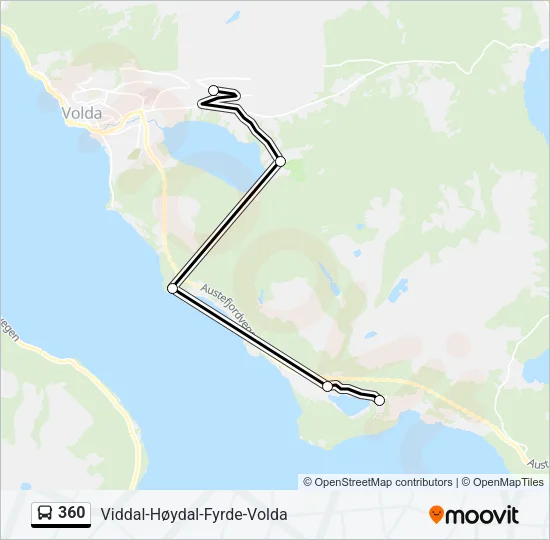 360 Bus Line Map