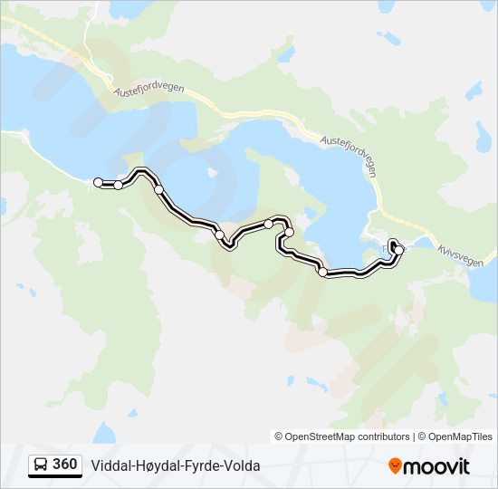 360 Bus Line Map
