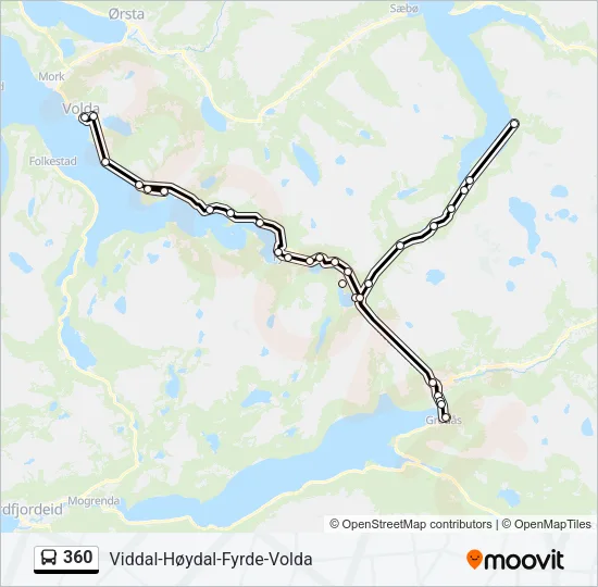 360 Bus Line Map