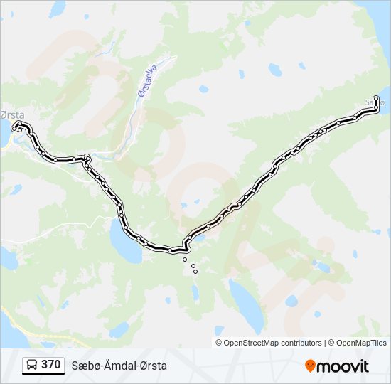 370 Bus Line Map