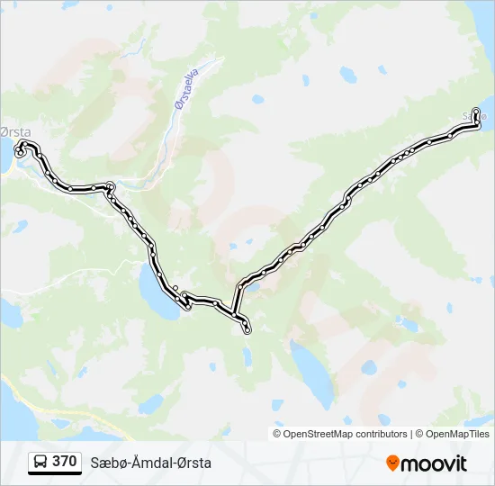 370 Bus Line Map