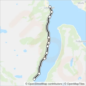 391 Bus Line Map