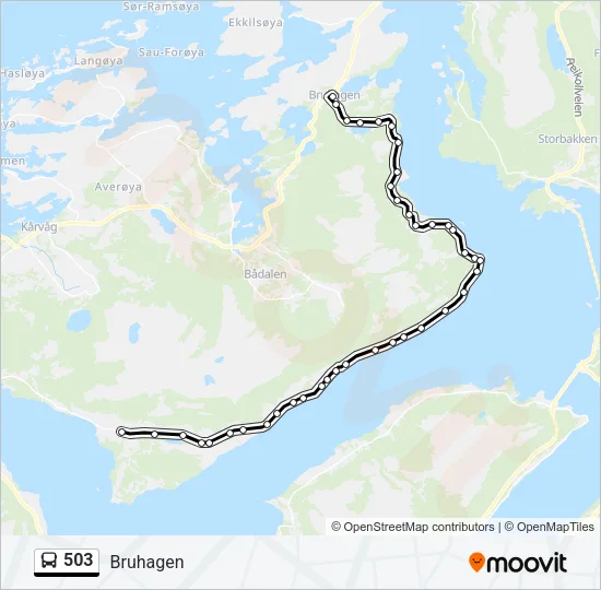 503 Bus Line Map