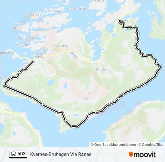 503 Bus Line Map