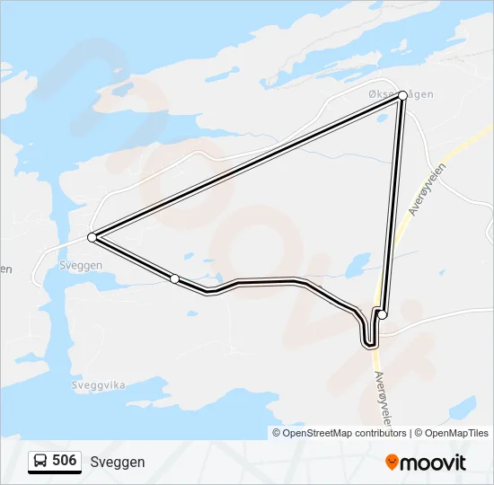 506 Bus Line Map