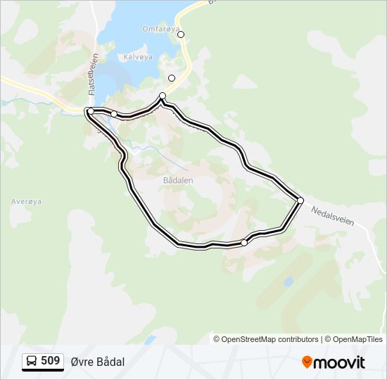 509 Bus Line Map