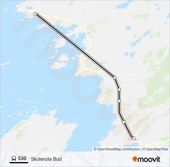 530 Bus Line Map