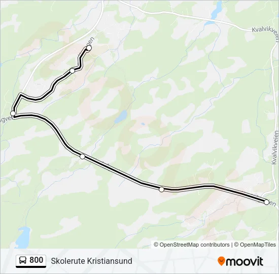 800 Bus Line Map