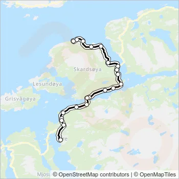 827 Bus Line Map