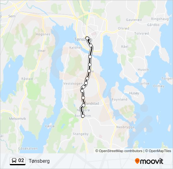 02 bus Line Map