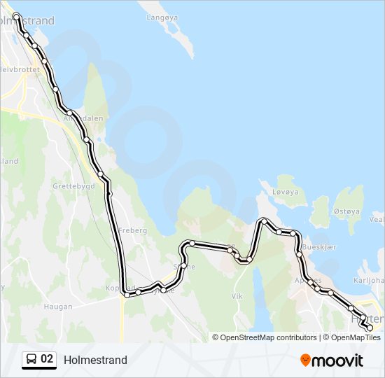 02 bus Line Map