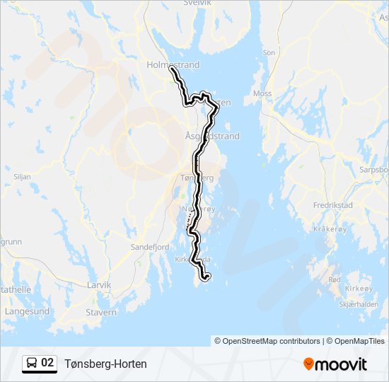 02 bus Line Map