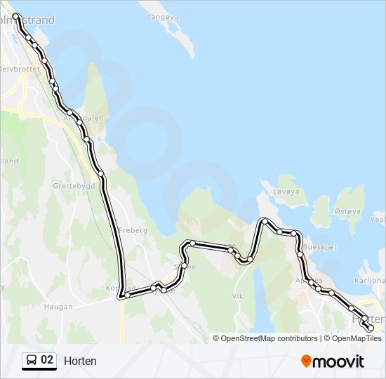 02 bus Line Map