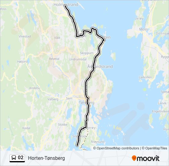 02 bus Line Map