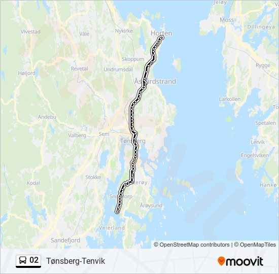 02 bus Line Map