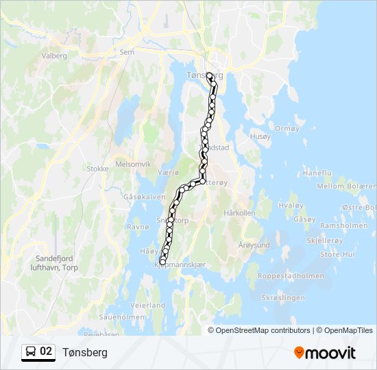 02 bus Line Map