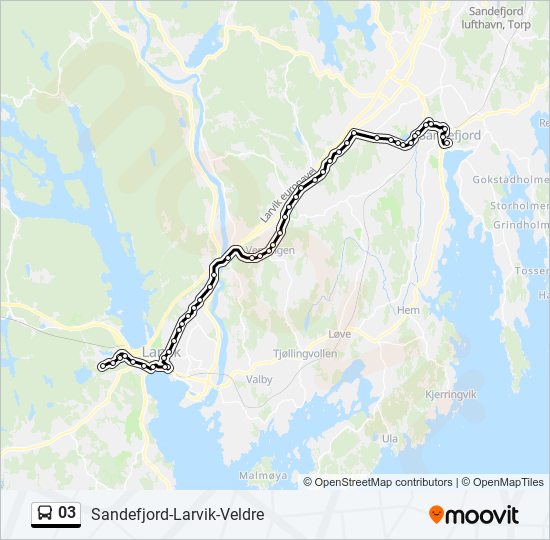 03 bus Line Map