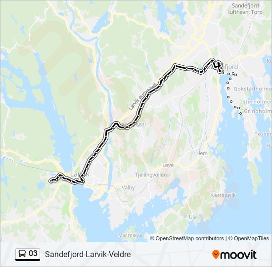 03 bus Line Map