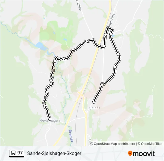97 Bus Line Map