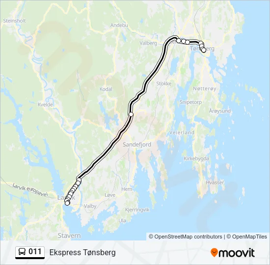 011 Bus Line Map