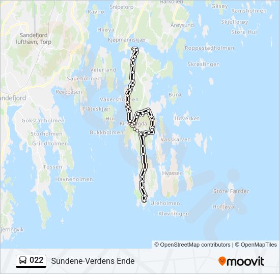 022 Bus Line Map