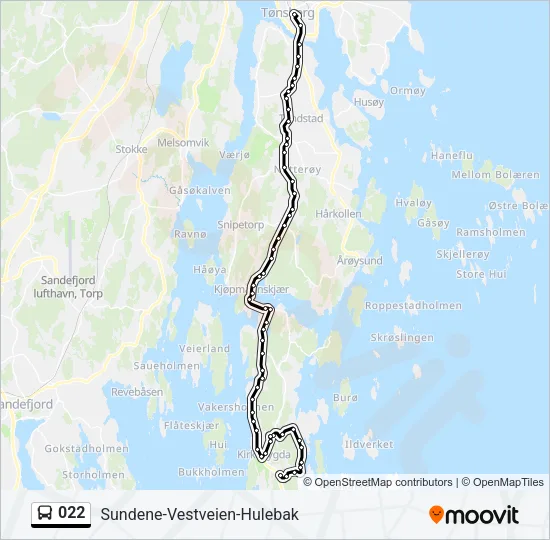 022 Bus Line Map