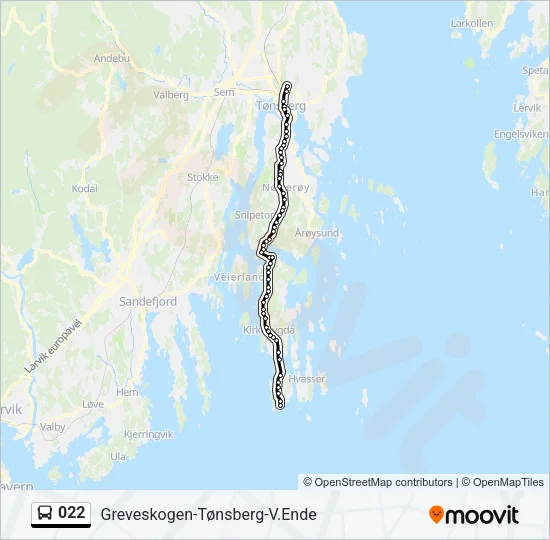 022 Bus Line Map