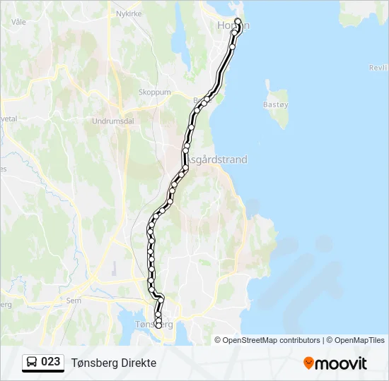 023 Bus Line Map
