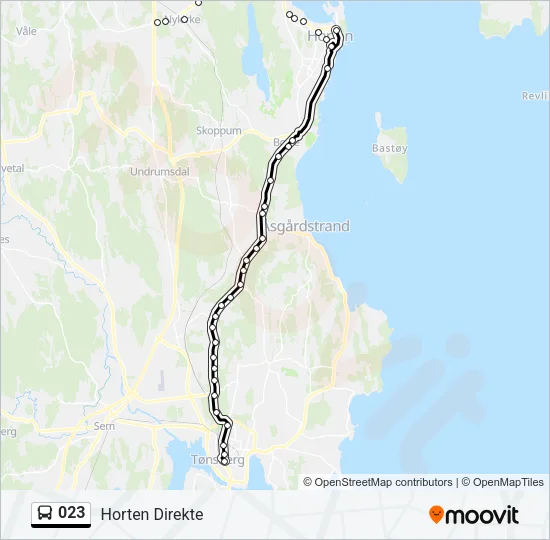 023 Bus Line Map