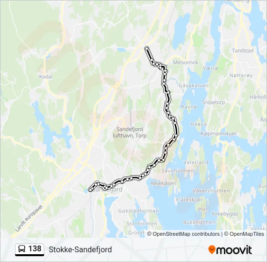 138 Bus Line Map